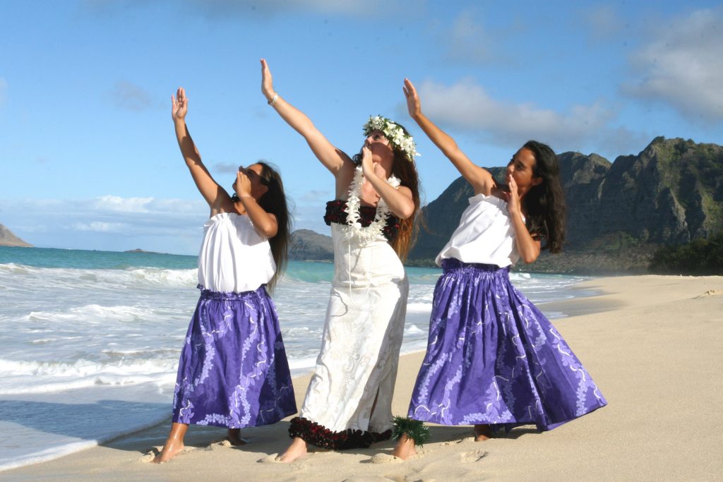 Hawaiian Wedding Hula Dancers