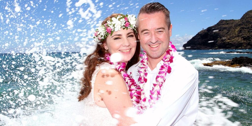 barefoot hawaii beach wedding package